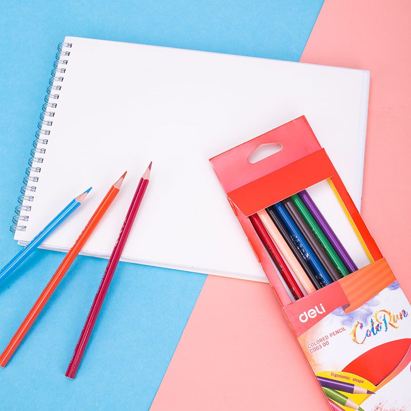 Colored Pencil 12 Color Full Length Triangular