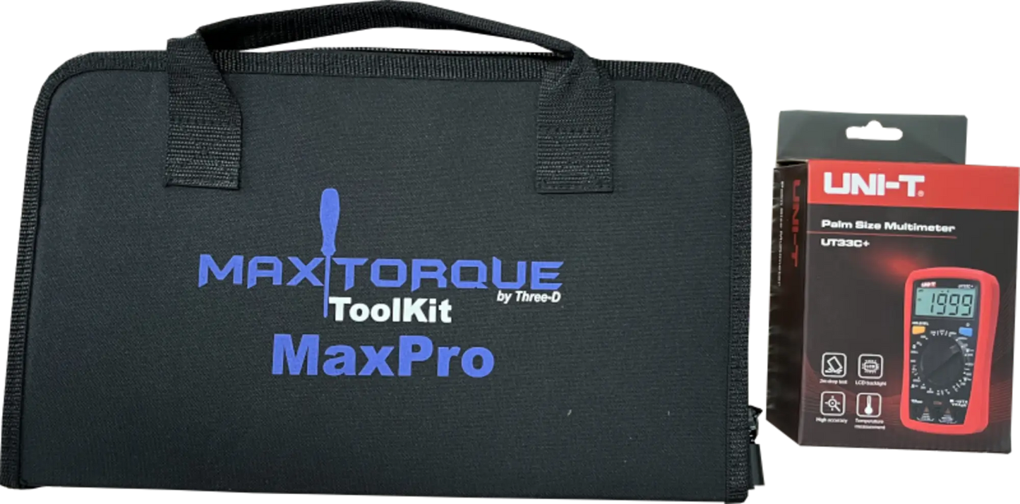 MAXPRO1 - 17 Piece Toolkit including UT33C+ Multimeter