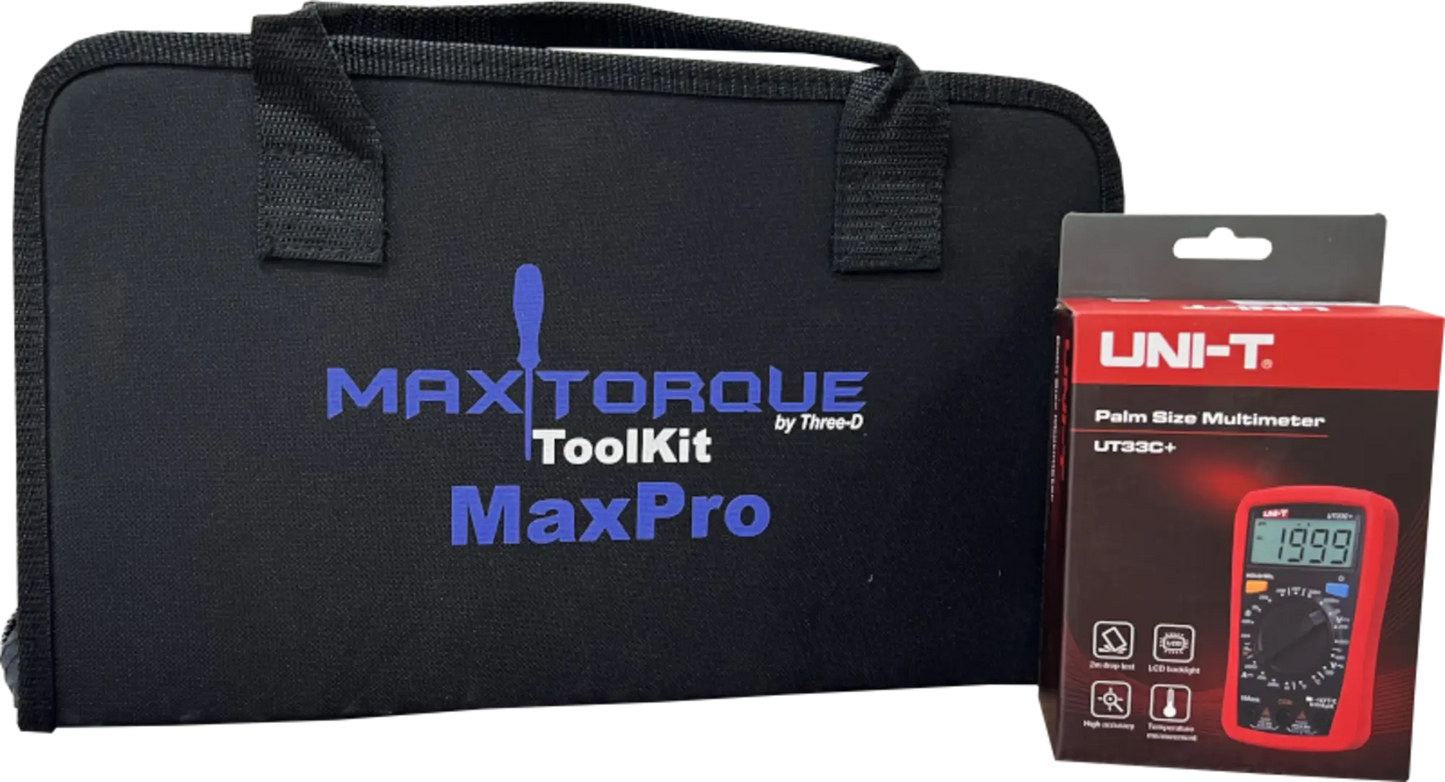 MAXPRO1 - 17 Piece Toolkit including UT33C+ Multimeter