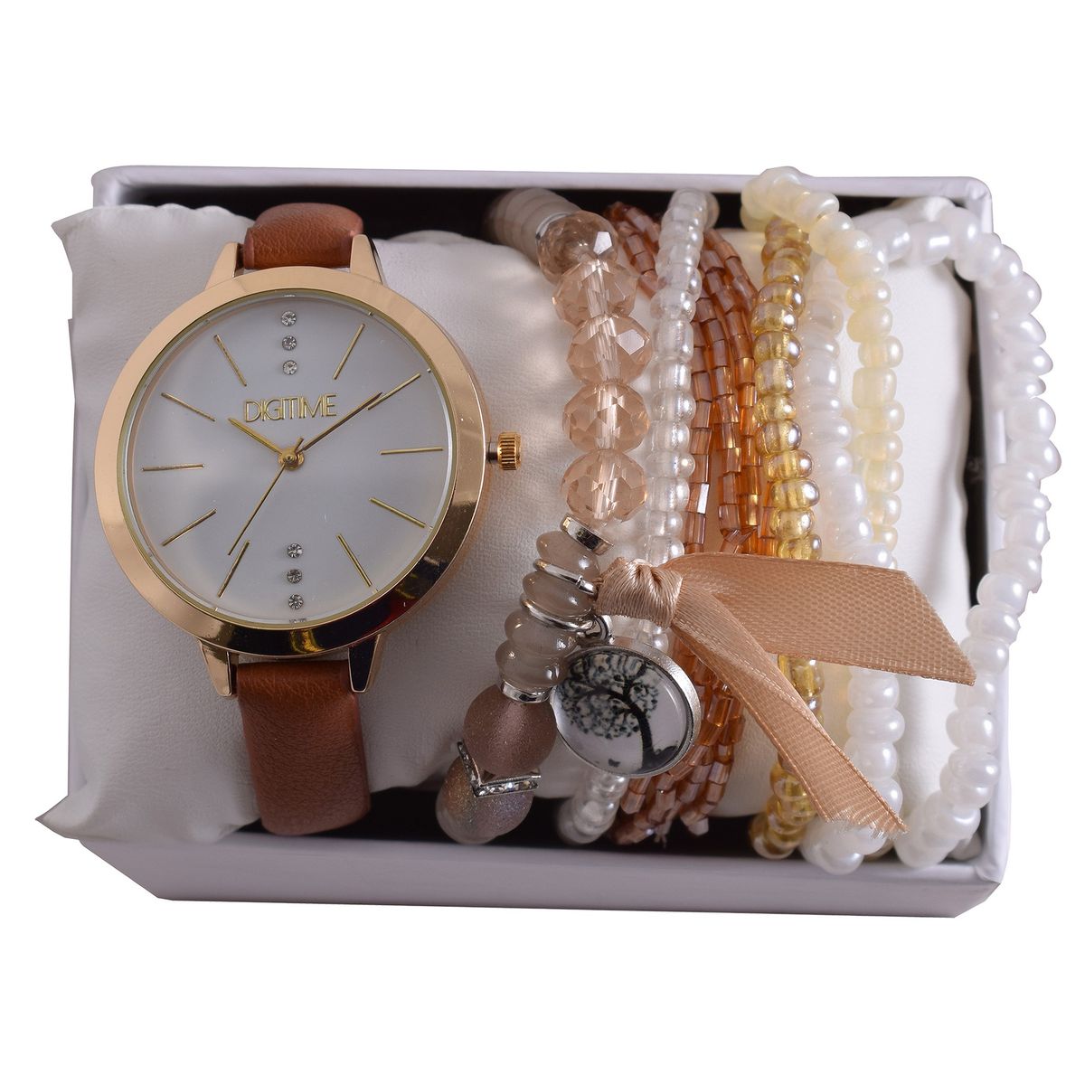 Digitime Milano Watch and Jewellery Set - Ladies