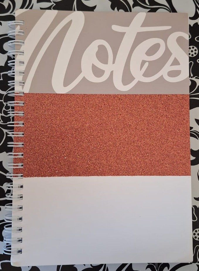 Notebook Soft Spiral Bound Glamour A5, 70 Pages
