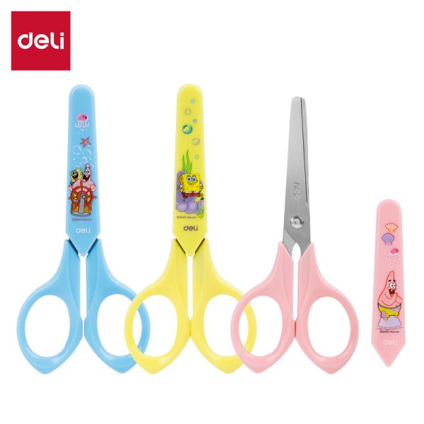 Spongebob Safety School Scissor with Protective Sleeve 127mm