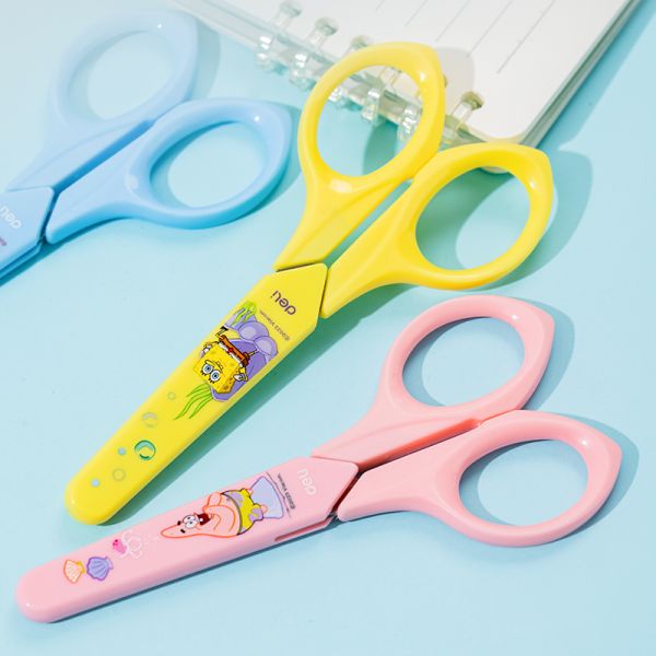Spongebob Safety School Scissor with Protective Sleeve 127mm