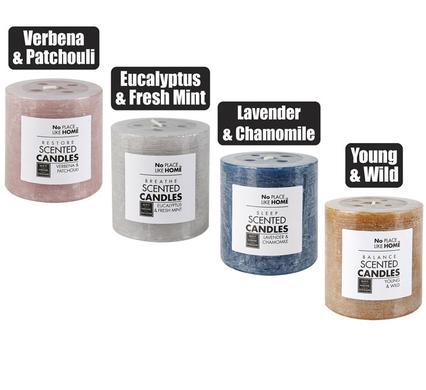 Pillar Candle Small Round Revive Assorted