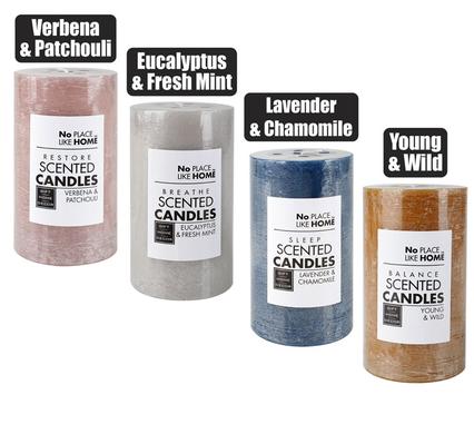 Pillar Candle Large Round Revive Assorted
