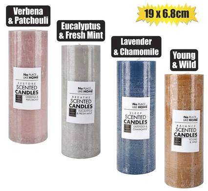 Pillar Candle Round Revive Assorted