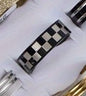 Men's Ring Checkered - Size 18