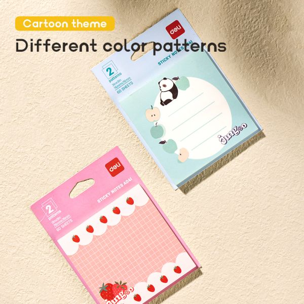 Deli Sticky Notes Jungoo 76x76Mm 60 Sheets