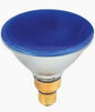 Blue E27 80W Clear Par38 Halogen