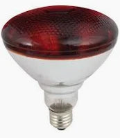 Red E27 80W Clear Par38 Halogen