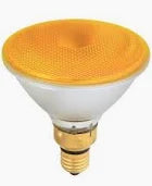 Yellow E27 80W Clear Par38 Halogen