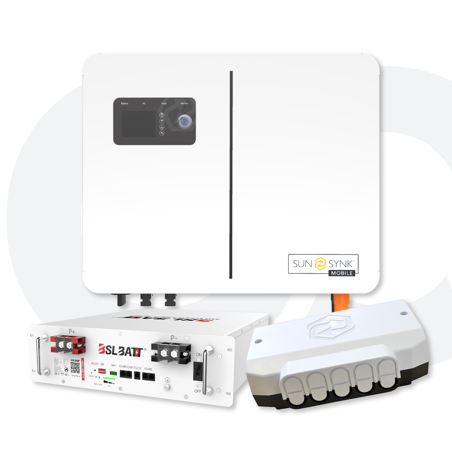 SunSynk SunSynk 6kW Lynks Inverter + BSL Battery 51.2V - 3U 100Ah CANBUS (5.12kWh) Including Free Busbar BB