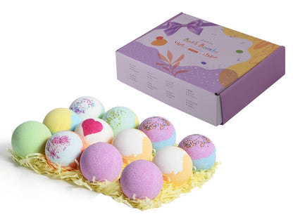 Epeios 12-Piece Premium Bath Bombs