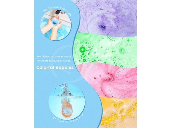 Epeios 12-Piece Premium Bath Bombs