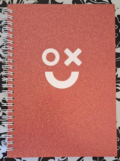 Notebook Soft Spiral Bound Glamour A5, 70 Pages