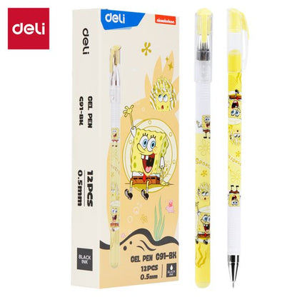 Spongebob Gel Pen 0.5mm Black