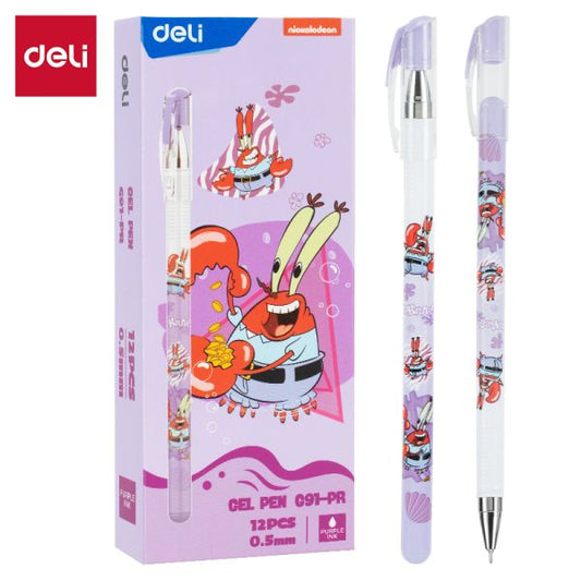 SpongeBob Gel Pen 0.5mm Purple