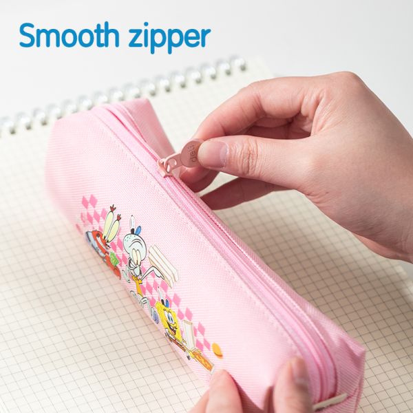 Spongebob Pencil Pouch 20x5.5x5cm Pink & Yellow