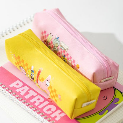 Spongebob Pencil Pouch 20x5.5x5cm Pink & Yellow