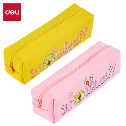 SpongeBob Pencil Pouch Pink & Yellow