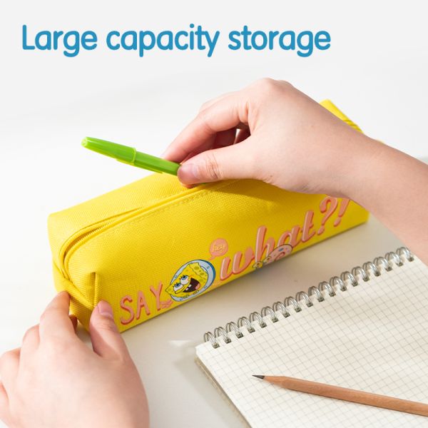 SpongeBob Pencil Pouch Pink & Yellow