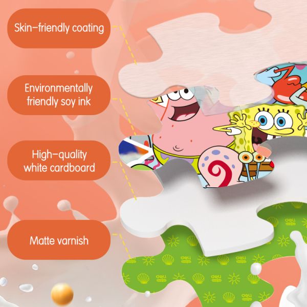 Spongebob Irregular Puzzle 141 Pieces