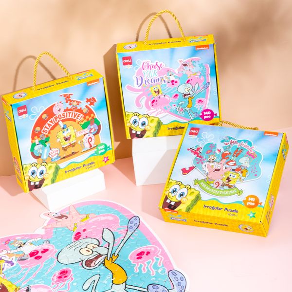 Spongebob Irregular Puzzle 140 Pieces