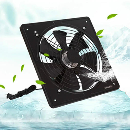 10 inch 220V Exhaust Fan High Speed Air Extractor Window Ventilation Industrial Wall Fan, CN Plug